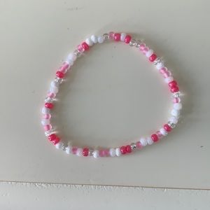 Pink anklet